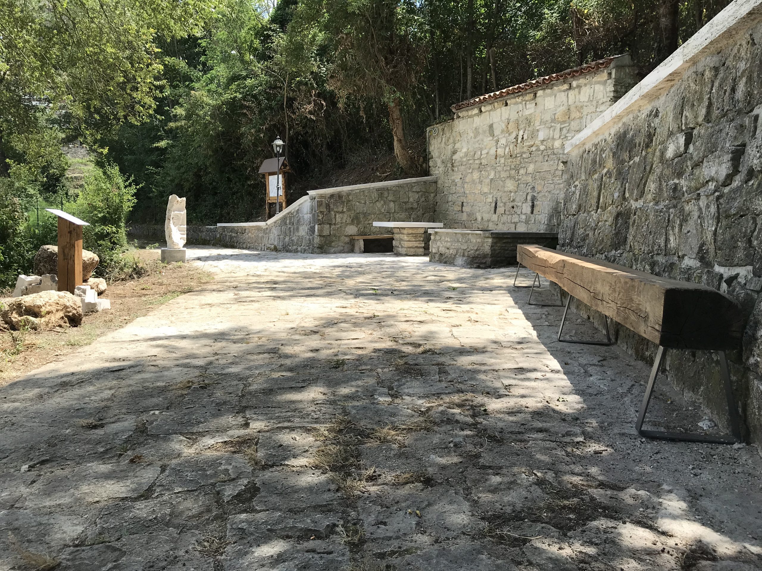 lavatoio travertino
